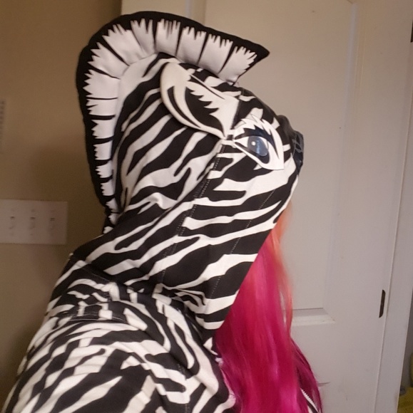 Neff 3D Zebra Hoodie !!! - Picture 7 of 8